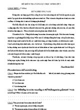 Đề kiểm tra năng lực học sinh Lớp 5